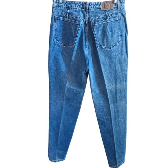 Vintage Women's 34x33 Jeans 1980's Legend Distress Mom Preppy High Waist - Picture 6 of 8